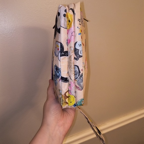 Women’s or Kid’s Cute Disney Character Print Mobile Wristlet Clutch Handbag - Picture 4 of 8